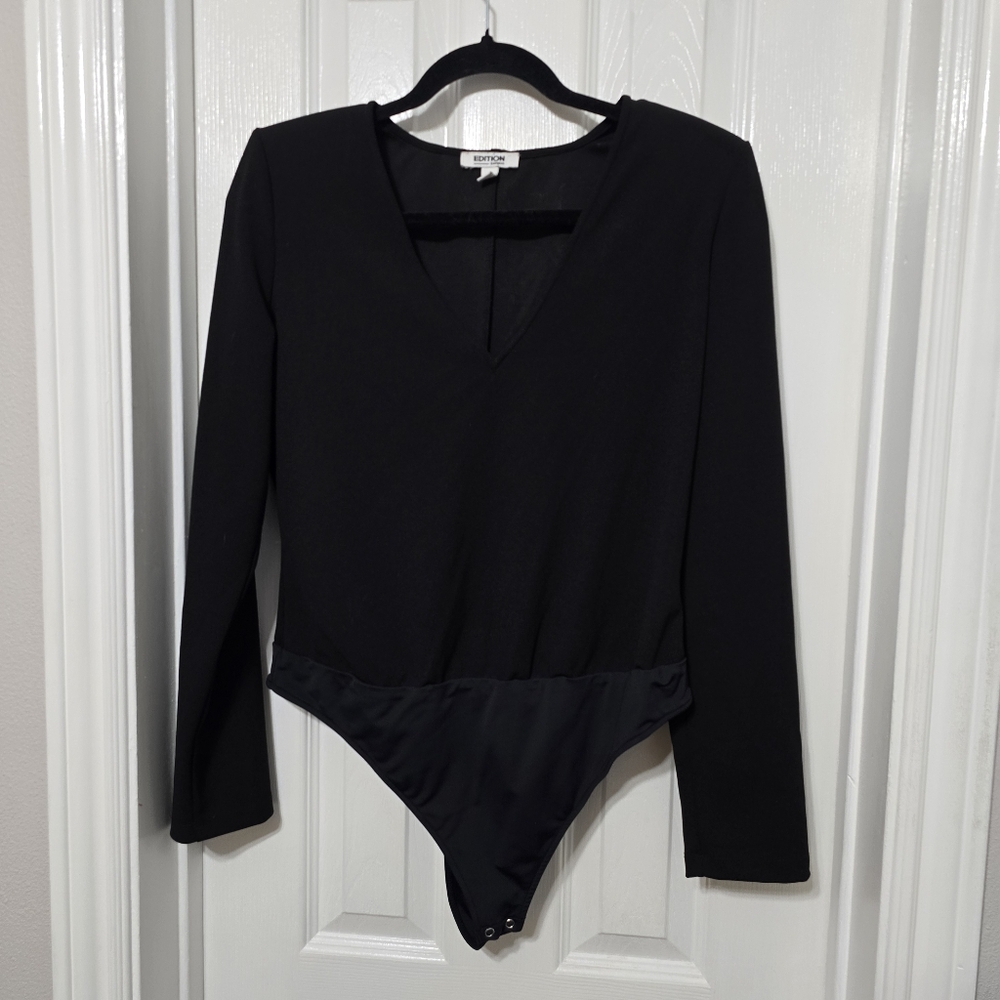 Black Long Sleeve Edition Express Bodysuit
